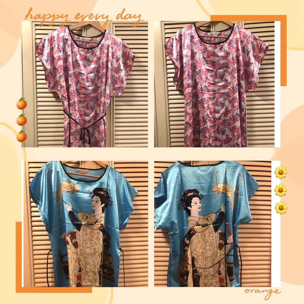 💖NEW Nightgown with removable self tie strap